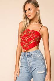 Superdown Bethani Bandana Top Superdown In 2021 Tube Top Outfits Bandana Top Crop Top Outfits