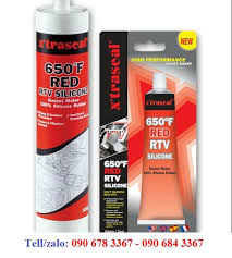 SỈ & LẺ KEO SILICONE ĐỎ RTV 650F CHỊU NHIỆT THAY BĂNG NẮP VAN