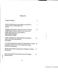 Pertanyaan seputar teori belajar bahasa. Analisis Struktur Pertanyaan Pada Register Yang Digunakan Oleh