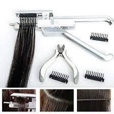 Feather hair extensions add flare to your hairstyle. 6d Hair Extension Machine Pro Salon Fusion Tool Connector Natural Human Hair Extension Kit Set Wish