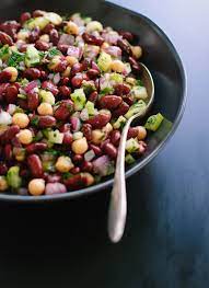 Lebanese Lemon Parsley Bean Salad Cookie And Kate Recipe Bean Salad Recipes Bean Recipes Lentil Recipes