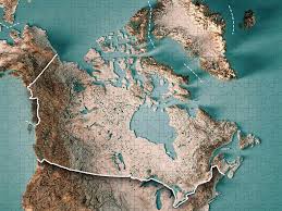 Jigsaw puzzles also encourage family members to unplug from an increasingly digital world, and let's face it, they're just plain good fun. Canada 3d Render Topographic Map Neutral Border Puzzle For Sale By Frank Ramspott