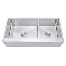 ariel 42 inch 60/40 offset double bowl