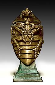 Deran Wright Scarab Beetle 5x2 5x1 75 Bronze 500 Sculpture Sculptures Lion Sculpture