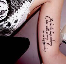 Quote Inner Arm Tattoos For Females Tattoo Designs Ideas