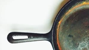 How To Clean A Rusty Cast Iron Skillet Cast Iron Frying Pan Cast Iron Rust Cast Iron Pan