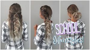 If your hair isn't naturally curly or straight, don't be disappointed! Quick Easy No Heat Hairstyles Back To School Youtube