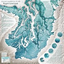 Make use of google earth's detailed globe by tilting the map to save a perfect 3d view or diving into street view for a 360 experience. Glacial Landforms Of The Puget Lowland Vivid Maps