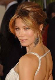 Formal Updo Hairstyles From Jessica Biel Hairstyles Weekly French Twist Hair Medium Length Hair Styles Hair Styles
