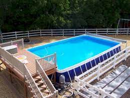These deck plans (plan) are not considered valid unless approved by your local building inspector or structural engineer. 25 Top Oval Above Ground Swimming Pools Design With Decks Pool Deck Plans Swimming Pool Decks Above Ground Swimming Pools