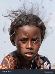 Djibouti Ethiopie Jeune Enfant Du Lac Stock Photo 2436057957