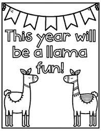 Our original coloring pages for kids nurture creativity, stimulate concentration and improve fine motor skills while providing a. Back To School Llama Coloring Sheets By Jamie Crofoot Small Town Teacher