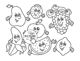 Check spelling or type a new query. Cartoon Fruits Coloring Page For Kids Fruits Coloring Pages Printables Free Wuppsy Com Fruit Coloring Pages Vegetable Coloring Pages Coloring Pages For Kids