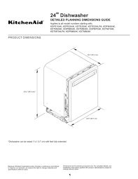Use only detergents or rinse agents recommended for use in a dishwasher, and keep them out of the reach of children. Kitchenaid Kdtm404kps Dishwasher Mode D Emploi Manualzz