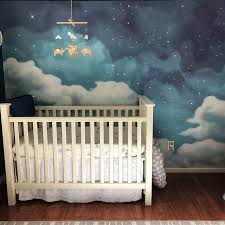 Pick a wallpaper to match your child's interests. Fantastic Starry Sky Wallpaper Removable Clouds Wall Mural For Etsy Night Nursery Kids Bedroom Wallpaper Space Themed Nursery
