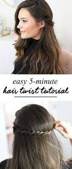 Hair Tutorials This Twist Is So Easy To Re Create Beauty Blogger Michelle Kehoe Of Mash Elle Everyday Hairstyles Long Hair Styles Easy Hairstyles