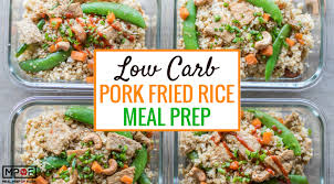 Bring water to a boil. Low Carb Pork Fried Rice Meal Prep Meal Prep On Fleek