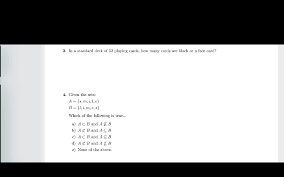 The deck of 52 playing cards is broadly classified into 2 which are further divided into 2 divisions. 3 In A Standard Deck Of 52 Playing Cards How Many Chegg Com