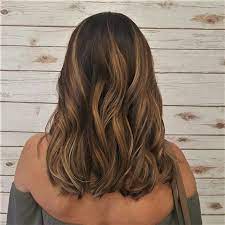 Warm Caramel Honey Balayage On Shoulder Length Hair Short Hair Balayage Honey Balayage Ombre Hair Blonde