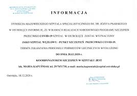 Szczepienia, szczepionki, gabinet szczepień, pielęgniarka szczepienia, szczepienia wizyty domowe. Szpital Wezlowy Punkt Szczepien Przeciwko Covid 19 W Ostrolece Szpital W Ostrolece Im Dr Jozefa Psarskiego