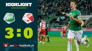 6' — удар от ворот. Video Highlight Fc St Gallen 1879 Vs Fc Sion 3 0