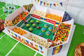 A snack stadium combines all of your favorite super bowl foods into one huge centerpiece. Super Bowl Snack Stadium For Game Day Football Partyemailfacebookgoogle Instagrampinteresttwitteryoutub Snack Stadium Superbowl Snacks Super Bowl Snack Stadium