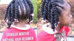 Hair starting to look a little fuzzy? Toddler Winter Natural Hair Regimen 3 Protective Styles Youtube