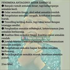 Setiap umat islam tentunya harus mengimani hari akhir atau hari kiamat tersebut karena pada hari tersebut manusia yang sudah mati akan dibangkitkan kembali dan dihisab amal perbuatannya. Fenomena Antagonis Akhir Zaman 1 Meme Comic Aswaja Facebook