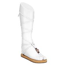 Riemchensandalen zehentrenner keilsandaletten plateausandaletten schaftsandalen. Weisse Sandalen Zum Binden Von Sunsmiles Sandalen Fur Hochzeiten