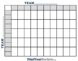 Printable Nfl Football 50 Square Grid Office Pool