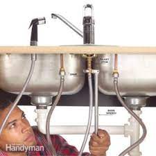 Fix Leaks At The Garden Hose Spigot Leaking Kitchen Faucet Kitchen Faucet Repair Replacing Kitchen Sink