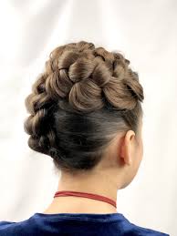 Upward Side Pull Through Flower Braid Flower Braids Hair Styles Church Hairstyles