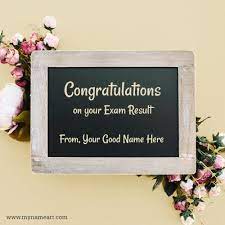 Congratulations can be made for the new year, 1 september, the day of the wedding. Make Congratulations Card Online
