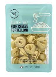 Lightly flour a surface, cut the ball of dough in half, and recover one half with a tea towel. Fresh Gluten Free Four Cheese Tortelloni 6 Pack Taste Republic Gluten Free