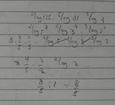 Nilai Dari 2 Log 125 5 Log 81 3 Log 4 Brainly Co Id