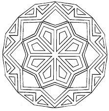 25 flower mandala printable coloring page by printbliss on. Geometric Mandala Coloring Pages Coloring Home