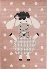Alle teppiche werden aus gefilzter wolle gewebt. Kinderteppich Kinderzimmer Flauschiger Baby Teppich Happy Schaefchen Kinder Jugendzimmer Rosa Vimoda Homestyle