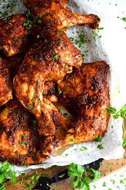 Oven Baked Spicy Barbecue Chicken Quarters Lord Byron S Kitchen Chicken Quarters Chicken Quarter Recipes Oven Baked Whole Chicken