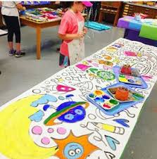 Cassie Stephens In The Art Room A Giant Painting Banner For Field Day Art Room Art Education Projects Kindergarten Art