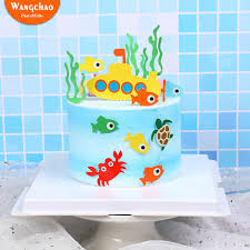 Here, we're making the lime. Beautiful Sea Ocean Theme Cake Topper Happy Birthday Party Decoration Submarine World Summer Fish Series Cake Decoration Buy At The Price Of 1 27 In Aliexpress Com Imall Com