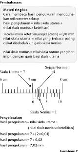 Hasil ini memiliki ketelitian sebesar 0.01 mm. Ruang Belajar Siswa Kelas 6 Contoh Soal Fisika Jangka Sorong Dan Mikrometer Sekrup