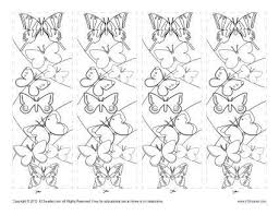 I'm so excited to share these printable coloring bookmarks with you! Free Printable Bookmarks For Kids Butterflies Free Printable Bookmarks Bookmarks Kids Coloring Bookmarks