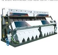 Automatic 10 Chute Commandor Rice Color Sorter Machine, Single Phase,  Output Capacity: 8 Ton/hour