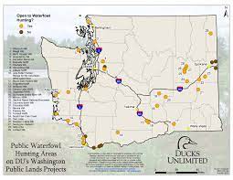 Download and print hunt maps for washington. Public Waterfowl Hunting Areas On Du Public Lands Projects