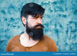 Homem Barbudo Com Barba Barbuda Gay. Conceito De Barbearia. Imagem de Stock  - Imagem de cabeleireiro, homossexual: 246838505