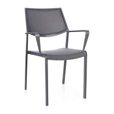 largo grey mesh dining chair reviews crate and barrel patio dining furniture dining chairs outdoor dining chairs