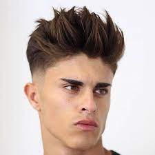 Long Spiky Quiff Low Fade