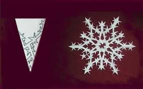 For a standard snowflake, a normal printer paper (8.5 x 11) is just fine. Paper Snowflake Flower Pattern Free Template