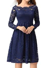 Sapphire Blue Patchwork Lace Pleated Long Sleeve Elegant Formal Midi Dress Women Long Sleeve Dress Elegant Midi Dresses Formal Dresses For Teens