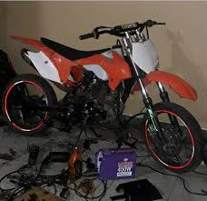 Sebenernya udah lama g terapin modifikasi ini,. Modif Yamaha Byson Jadi Motor Trail Satupiston Com Blog Motor Indonesia